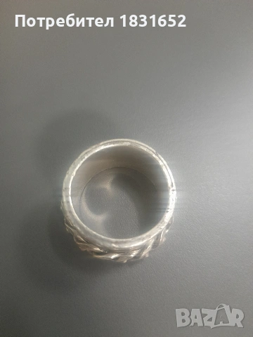 Мъжки сребърен пръстен, снимка 7 - Пръстени - 54240340