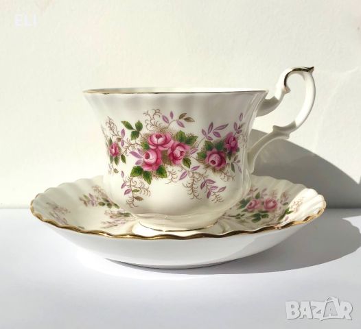 ЗАПАЗЕНА Royal Albert Lavender Rose чаша за чай, снимка 3 - Чаши - 44213423