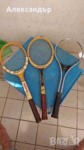 Ретро тенис ракети, снимка 1 - Тенис - 46404596
