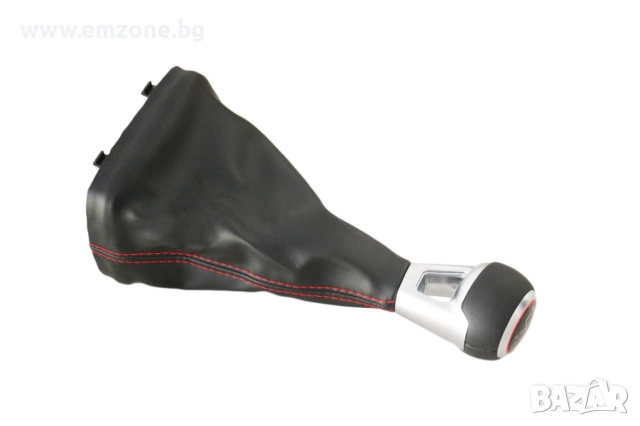 Топка за скоростен лост с кожен маншон и рамка за Ауди AUDI A3 S3 8P S-line Sportback 2003-2012 5ск., снимка 5 - Аксесоари и консумативи - 51743367