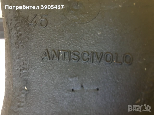 Мъжко, черно сабо, ест. кожа, MADE IN ITALI, № 45, снимка 7 - Ежедневни обувки - 50561246