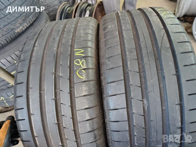 2бр.летни гуми DUNLOP 245/40/18 97Y DOT 0218, снимка 1 - Гуми и джанти - 49325649