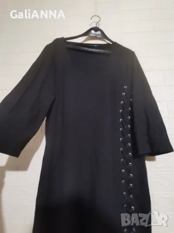 СТРАХОТНА РОКЛЯ С ЕФЕКТНА ДЕКОРАЦИЯ 3XL, снимка 2 - Рокли - 50132076