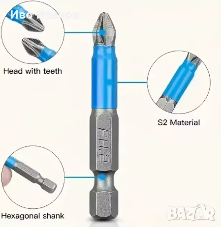 Магнитни антихлъзгащи битове, снимка 2 - Други инструменти - 50425968