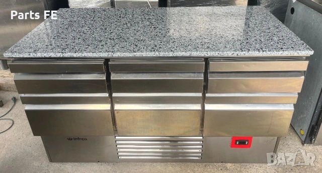 Хладилна маса пицарска гранит с чекмеджета професионална profesionalna hladilna masa s chekmedjeta