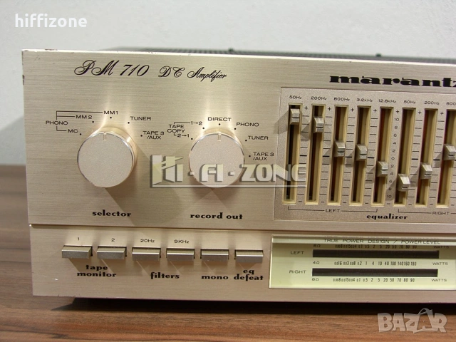 Усилвател  Marantz pm-710 dc , снимка 4 - Ресийвъри, усилватели, смесителни пултове - 53646830