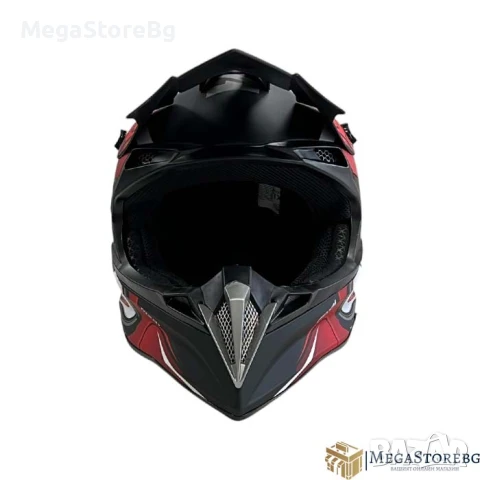 Кросова каска 188 - размер M - Matt Black/Red, снимка 2 - Аксесоари и консумативи - 50527214