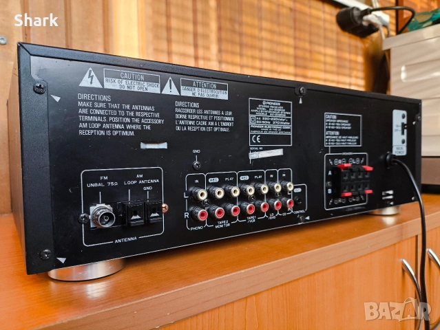 Усилвател Pioneer SX-205RDS, снимка 6 - Ресийвъри, усилватели, смесителни пултове - 54242170