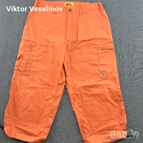 Fjallraven Barens Pro Дамски Туристически Панталон 7/8 Размер 46 G1000 Оранжев