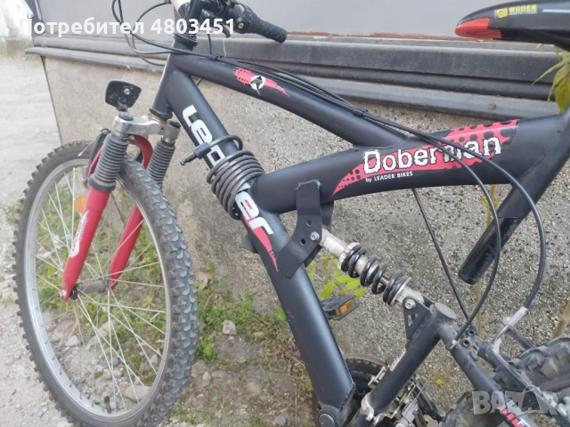 Велосипед 26-ца, Доберман, черен., снимка 4 - Велосипеди - 54263004