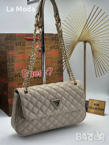 Дамска чанта бежова Guess реплика, снимка 1 - Чанти - 45592756