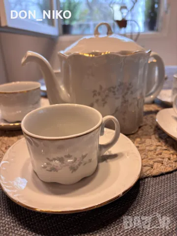 Сервиз за кафе 15 части Нов!, снимка 3 - Сервизи - 49619886