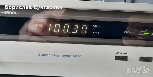 Продавам ретро тунер Hitachi ft-4500L, снимка 4 - Ресийвъри, усилватели, смесителни пултове - 49245160