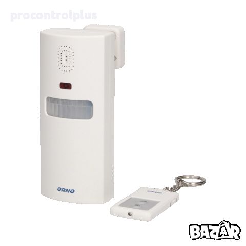 Продавам Безжична аларма с PIR детектор 100° със сирена 100dB с 1бр дистанционно управление ORNO 711, снимка 1 - Други - 45432096