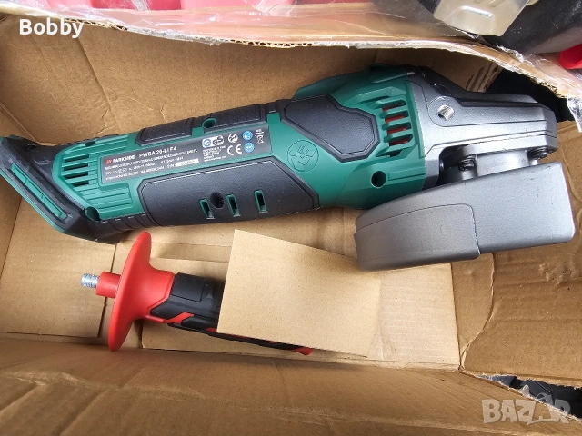 Нов! PARKSIDE Акумулаторен ъглошлайф PWSA 20-Li F4 Kompernass с Гаранция , снимка 2 - Ъглошлайфи - 53438021