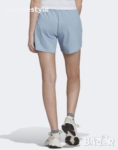 Дамски къси панталони  ADIDAS Originals Adicolor Shattered Trefoil Shorts Blue, снимка 4 - Къси панталони и бермуди - 46668972