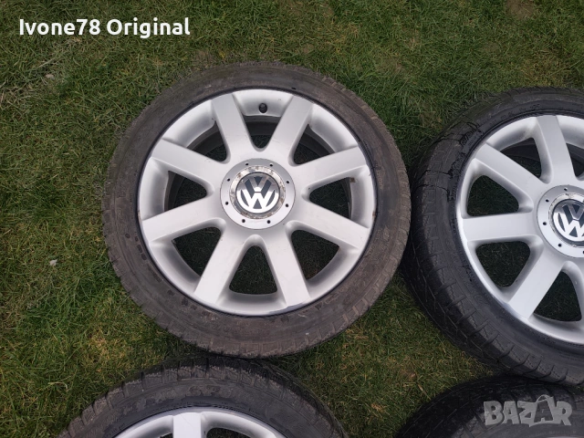ПРОМОЦИЯ АЛУМИНИЕВИ ДЖАНТИ за VW 5x112 17цола.Отлично състояние., снимка 4 - Гуми и джанти - 53727077