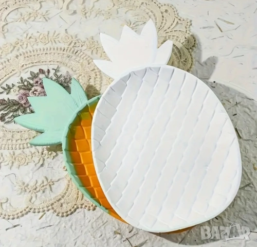 Молд поднос ананас 24,5 см , снимка 4 - Форми - 51563013