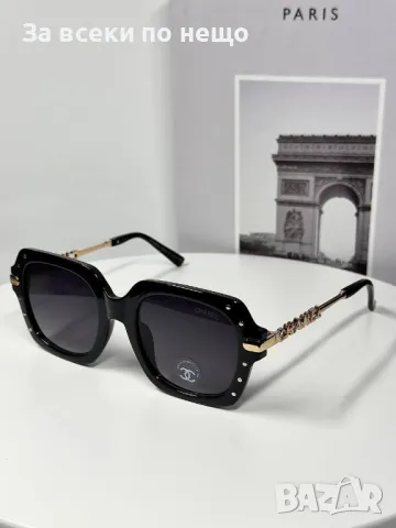Chanel Слънчеви Очила С UV400 Защита С ПОДАРЪК🎁Калъф Шанел - Различни Цветове Код E109, снимка 3 - Слънчеви и диоптрични очила - 50231401