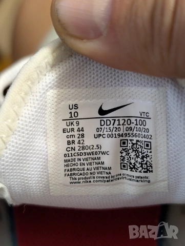 Nike Air Max 270 номер 43 ,5- 44 оригинални маратонки , снимка 7 - Маратонки - 54271010