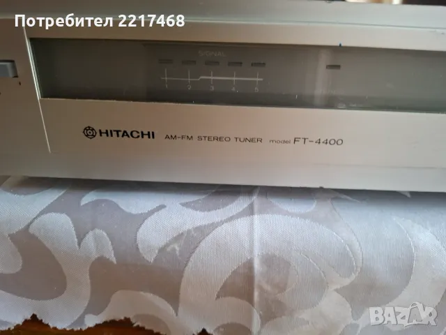 Тунер Hitachi FT-4400, снимка 3 - Аудиосистеми - 48645590