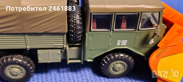 1/43 IXO за Hachette металнa колекционерскa количкa/камион  Berliet GBU 15, снимка 3 - Колекции - 53034625