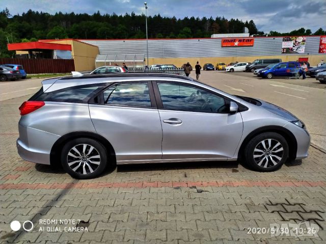 Honda Civic Tourer 2014 1.6i-dtec/120k.c. с регистрация!, снимка 7 - Автомобили и джипове - 45269958