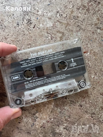 Аудио касетка The Beatles - At the Hollywood bowl, снимка 7 - Аудио касети - 51236520