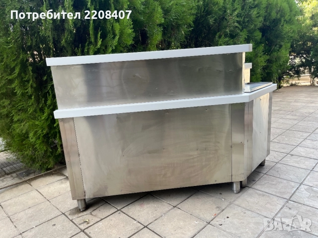 Работна маса шкаф неръждавейка 
