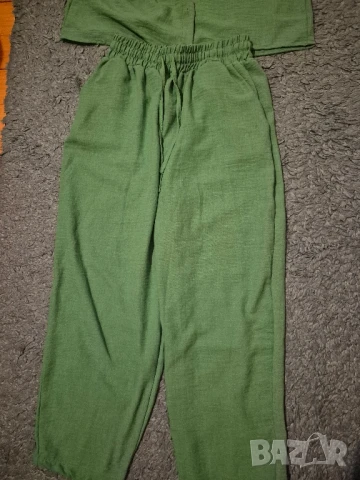 зелен летен костюм Радис, снимка 3 - Комплекти - 51359514