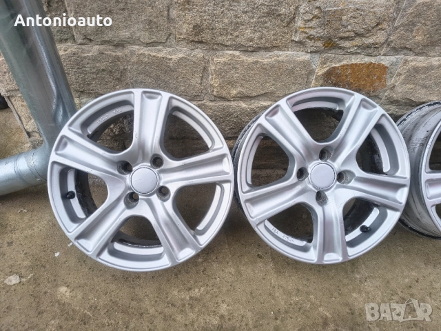 4х100 - 15 цола 4x100 алуминиеви джанти 4 x 100, снимка 4 - Гуми и джанти - 52533904