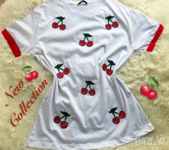 памучни дамски тениски , снимка 17 - Тениски - 50580192