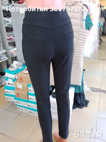 Дамски ватиран еластичен клин панталон , снимка 4 - Панталони - 52430390