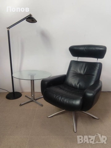 Дизайнерски кожен релакс стол IMG, снимка 12 - Дивани и мека мебел - 52434729