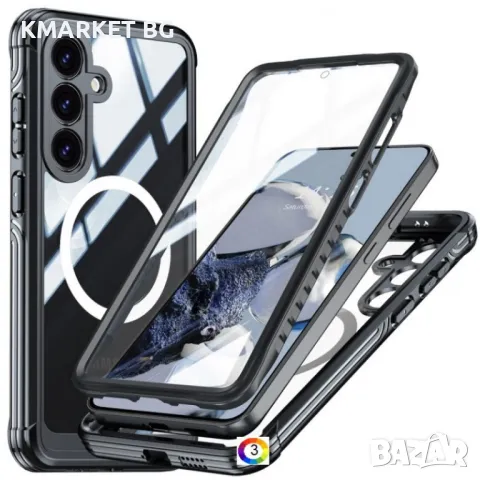 Samsung Galaxy S25 5G Metal Frame/ HD Tempered Glass/ MagSafe Калъф и Протектор, снимка 1 - Калъфи, кейсове - 49078301