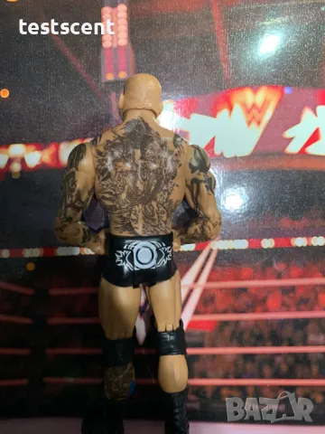 Екшън фигура WWE Батиста Batista Dave Bautista WWE Mattel Basic figure играчка, снимка 11 - Колекции - 49152031