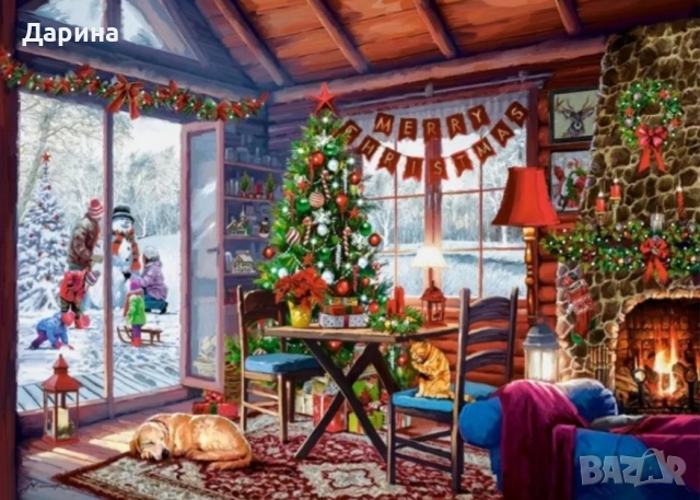 Коледни пъзели 1000 и 2000 части