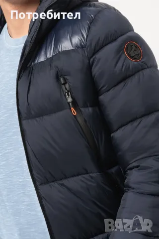 Мъжко подплатено зимно яке Geographical Norway размер M, снимка 6 - Якета - 48274390