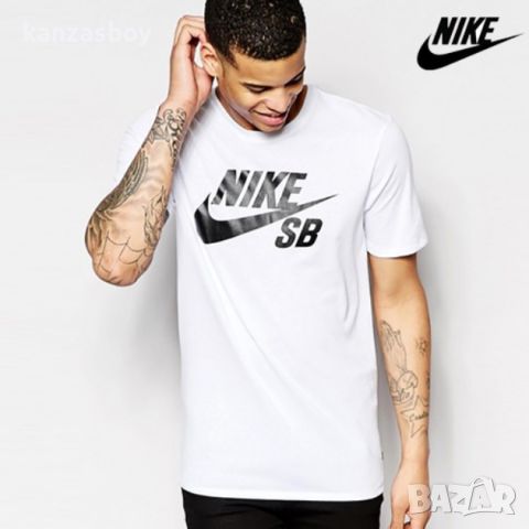 Nike SB Logo Tee - страхотна мъжка тениска М, снимка 1 - Тениски - 46390917