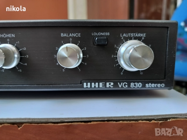 Перфектен сет UHER:Предусилвател стъпало и грамофон-430лв, снимка 13 - Аудиосистеми - 52118049