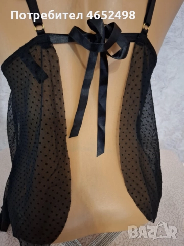 Нощничка с дантела, снимка 6 - Бельо - 52471364