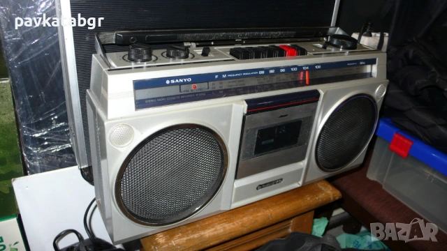 Касетофон Sanyo, снимка 3 - Радиокасетофони, транзистори - 53470047