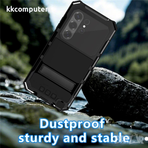 R-JUST удароустойчив влагоустойчив калъф с метална стойка и протектор за Samsung Galaxy S26 Ultra, снимка 9 - Калъфи, кейсове - 53705485