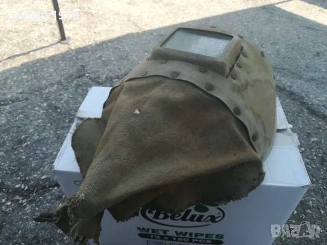 РЕТРО МАСКА ЗА ЗАВАРКИ-АНТИКА/РЕЛИКВА 1206251616, снимка 9 - Антикварни и старинни предмети - 50644094