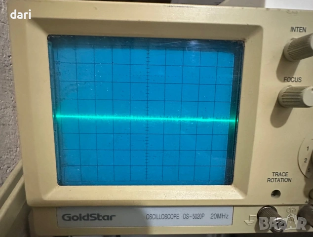 Осцилоскоп  Goldstar , снимка 3 - Друга електроника - 54009877