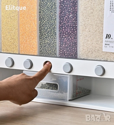 Дозатор за съхранение на зърнени храни и подправки, снимка 6 - Други стоки за дома - 52865276