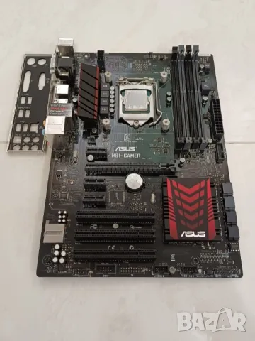 Дънна Платка ASUS H81-GAMER LGA1150 H81 DDR3 ATX, снимка 1 - Дънни платки - 49570042