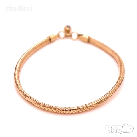 Златна дамска гривна 2,31гр. 18,0см. 14кр. проба:585 модел:37404-5, снимка 2 - Гривни - 54068593