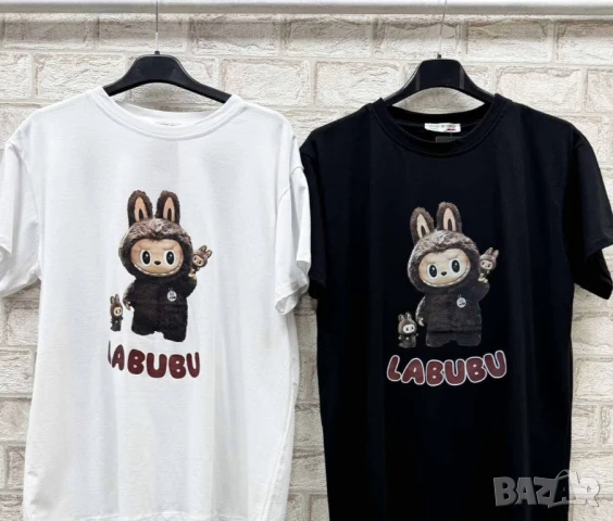 памучни дамски тениски labubu, снимка 8 - Тениски - 50843606