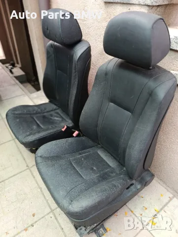 Предни Седалки BMW E65 Е66 Седалки БМВ Е65 Е66 Кожен салон, снимка 2 - Части - 50406687